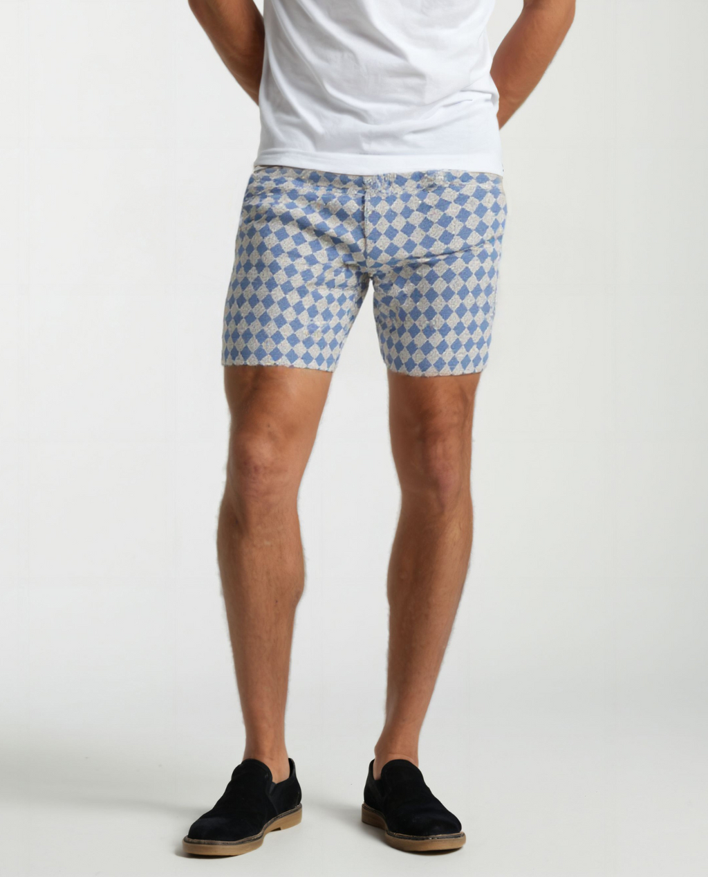 HJARNE Shorts aus Baumwolle - Blau