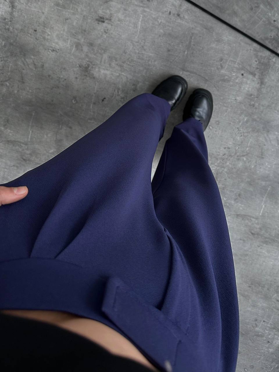 LAGOM Stoffhose - Marineblau