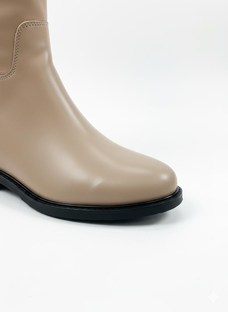 Stiefel MAREN aus Kunstleder - Taupe