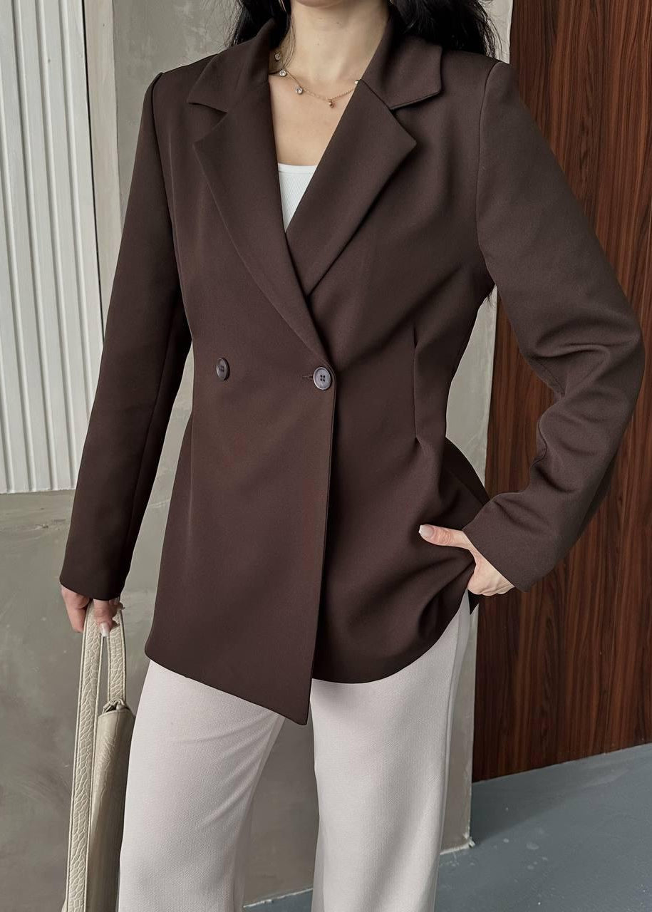 Blazer LONOK aus Synthetik - Schokobraun