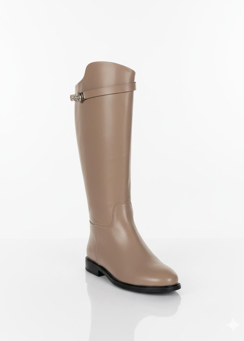 Stiefel MAREN aus Kunstleder - Taupe