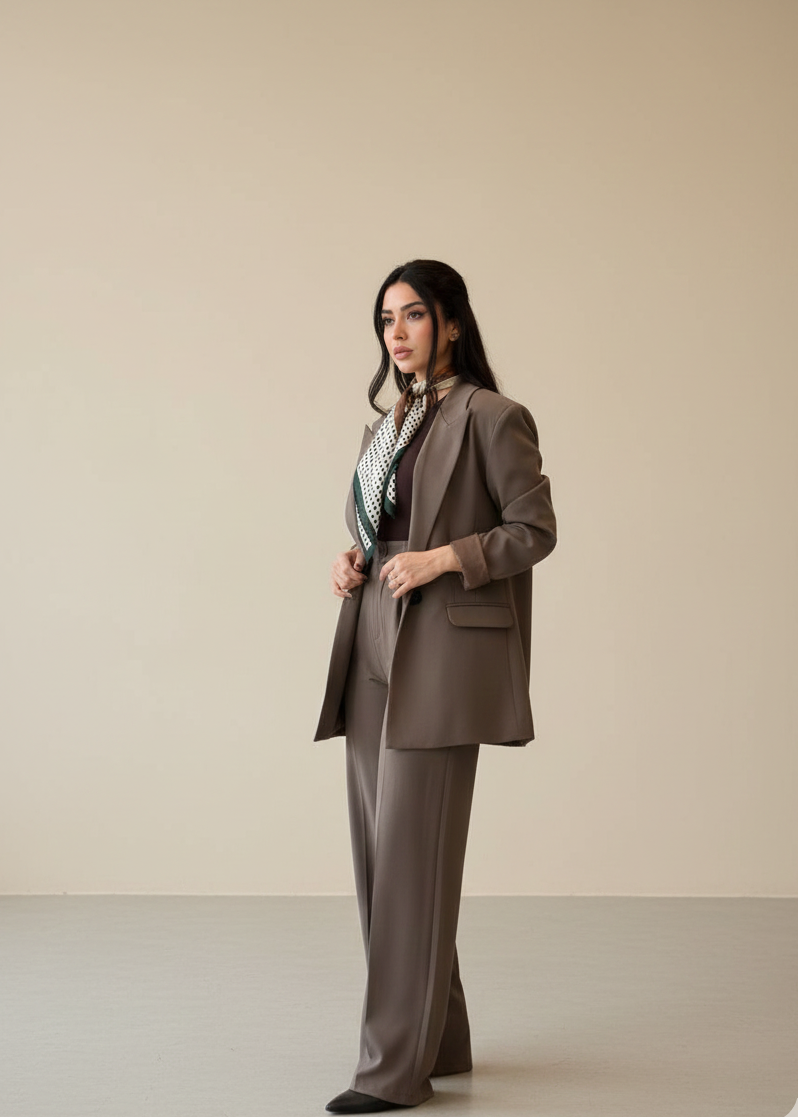 JYVASKYLA Set aus Stoff - Taupe