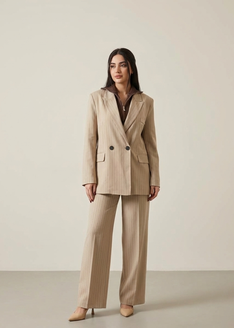 EVIG Kostüm-Set aus Stoff - Nude