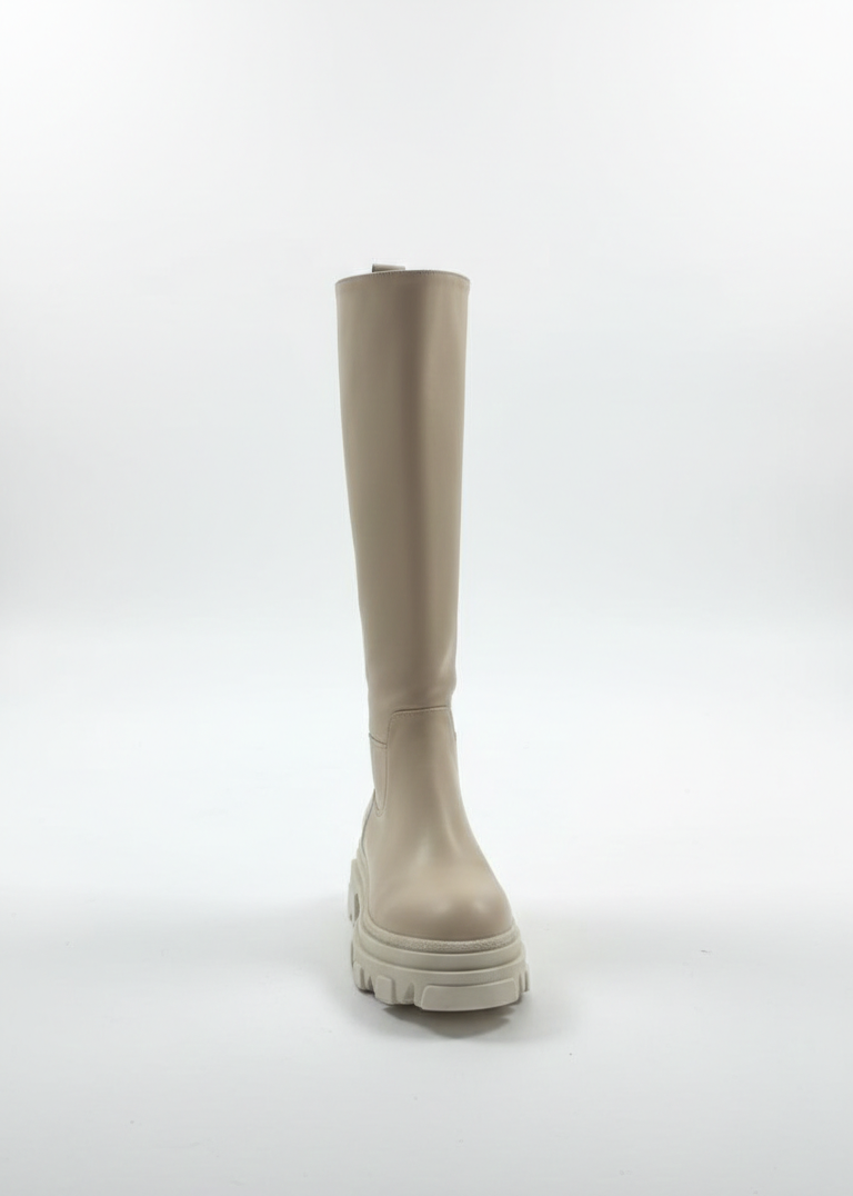 Stiefeletten OAGNE aus Kunstleder - Beige