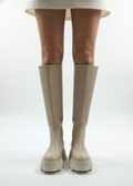Stiefeletten OAGNE aus Kunstleder - Beige