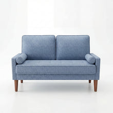Skandinavisches Sofa Himmelblau