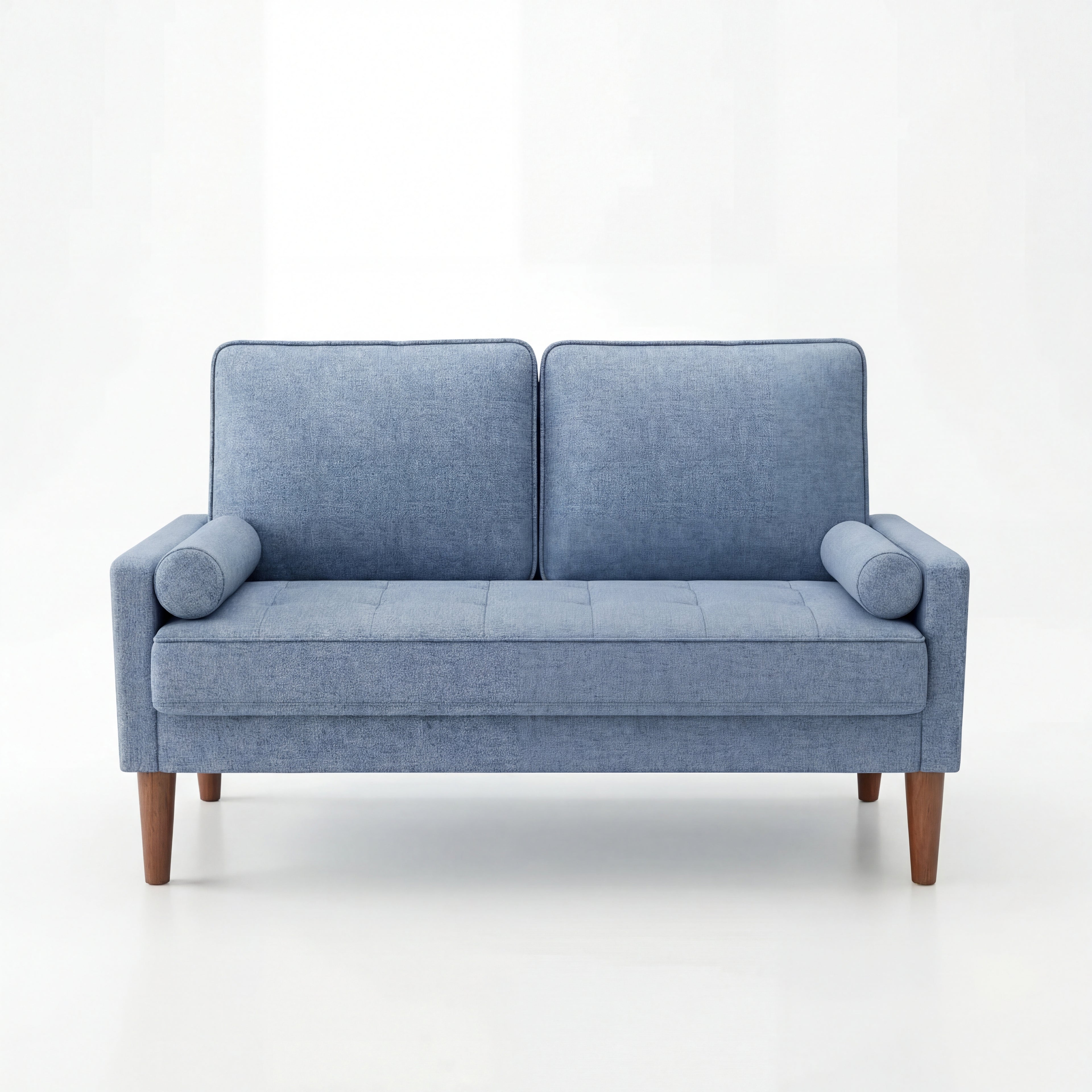 Skandinavisches Sofa Himmelblau