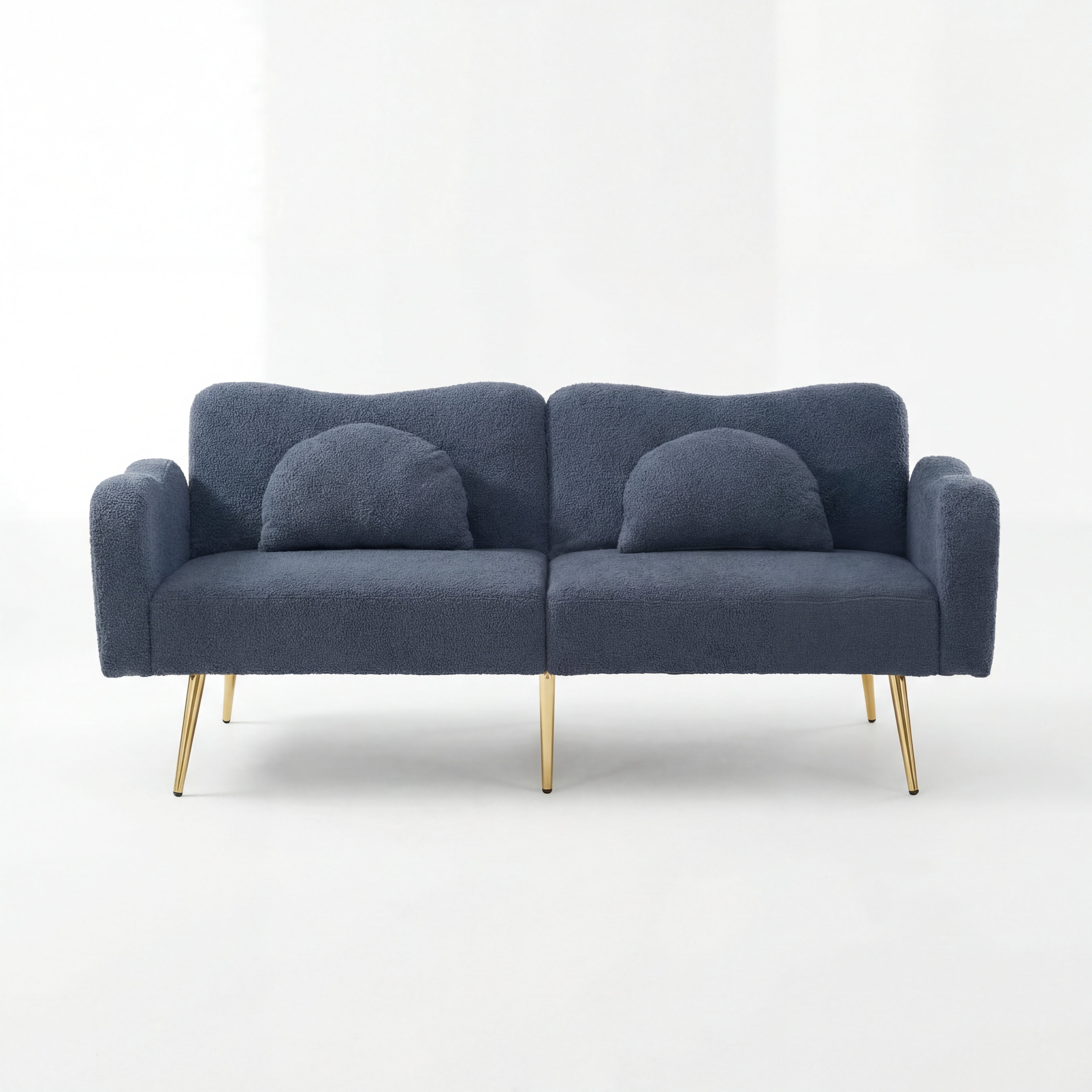 Skandinavisches Sofa Blau
