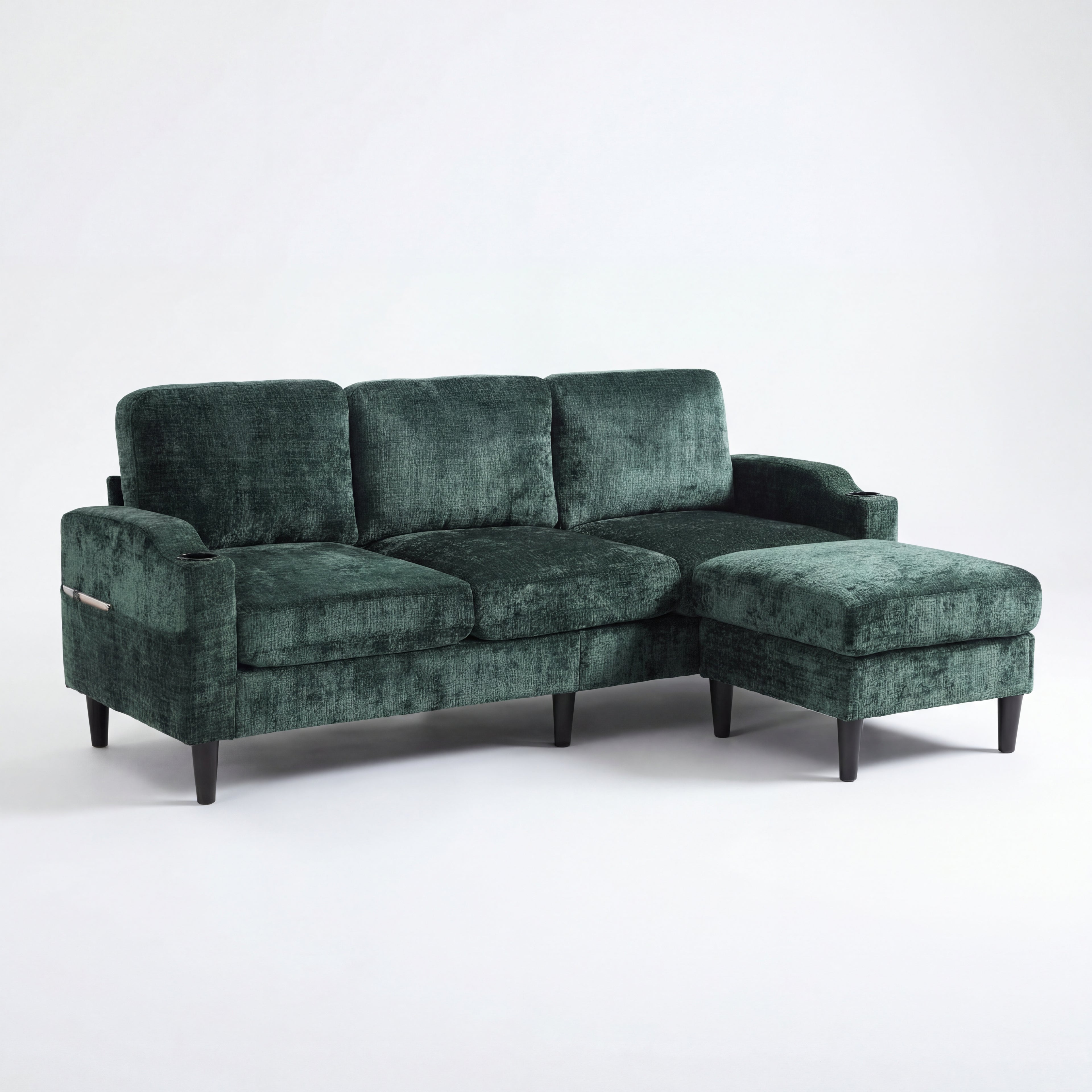 Skandinavisches Sofa Samt