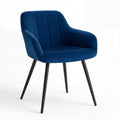 Blauer skandinavischer Stuhl