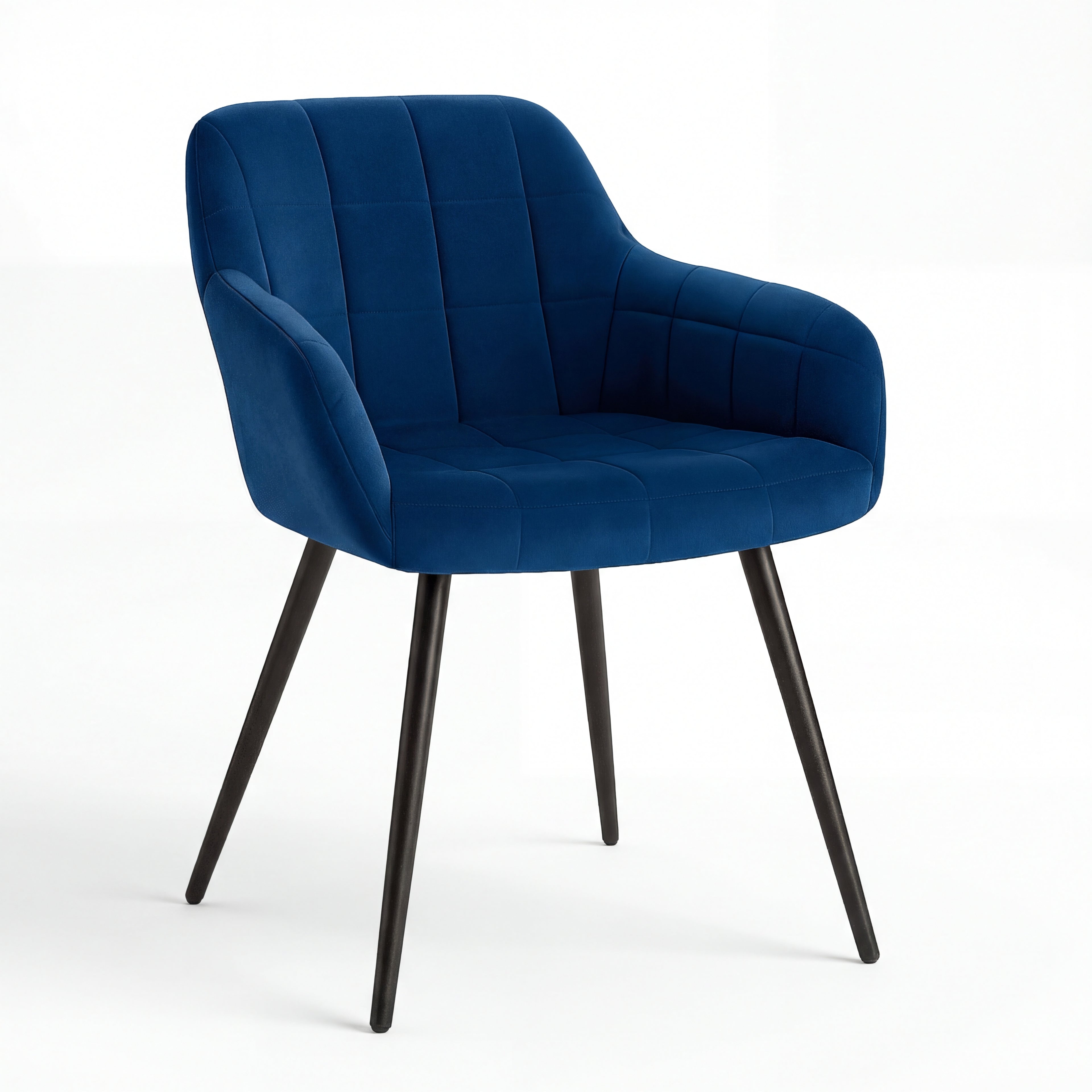 Blauer skandinavischer Stuhl