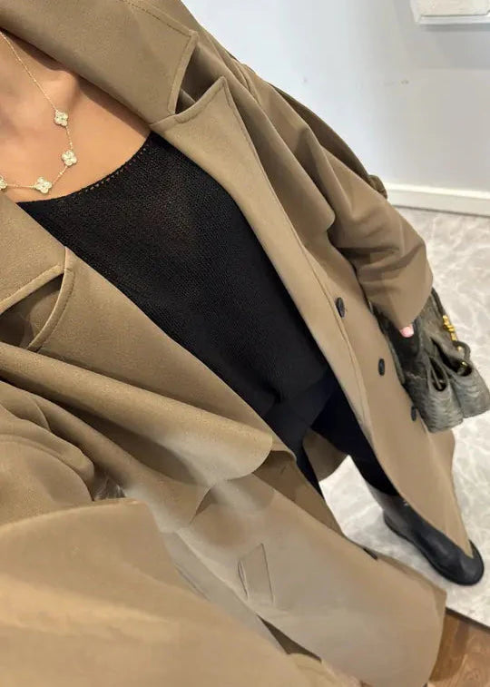 Jacke FOLDER aus Stoff - Camel