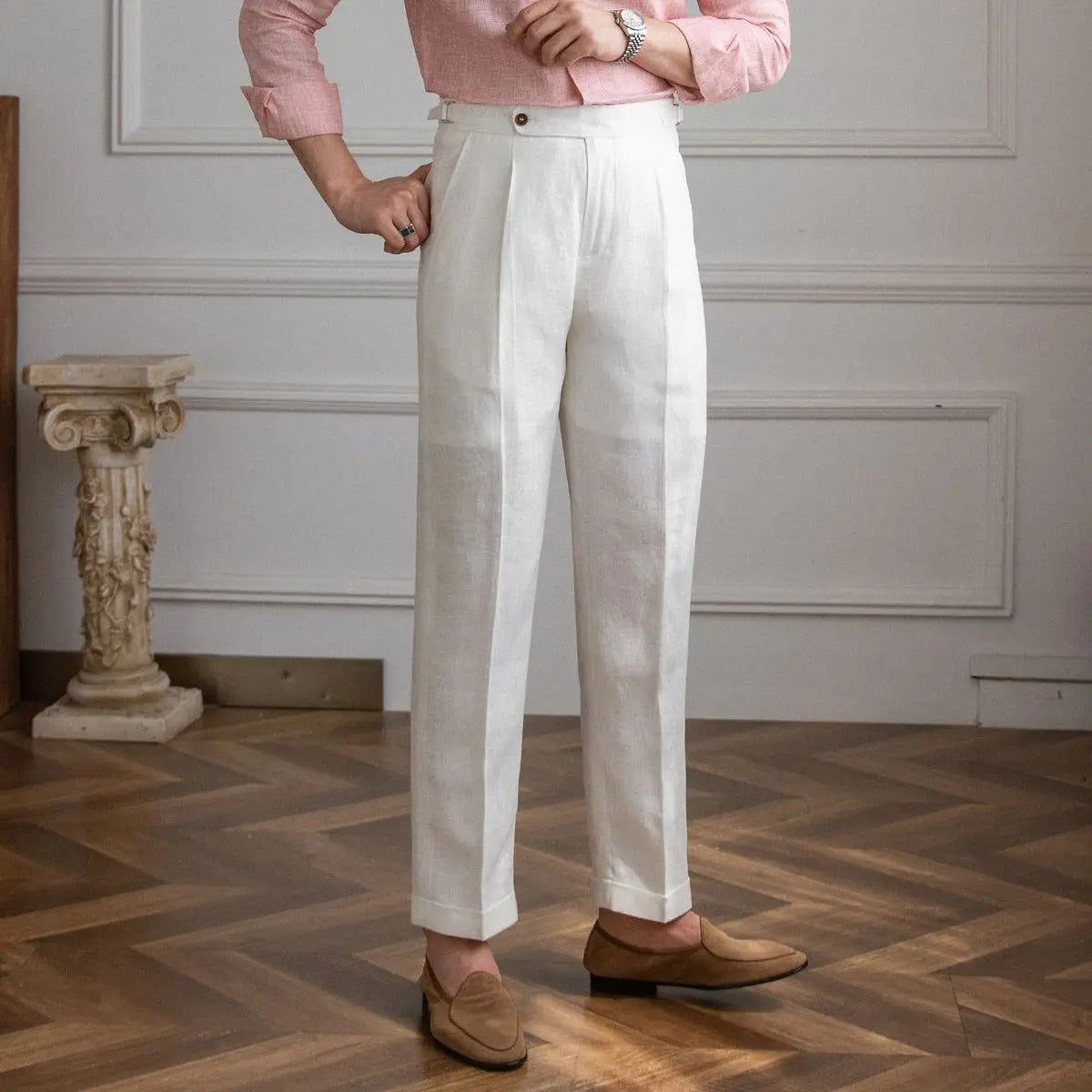 HULF Hose aus Polyester - Weiß