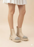 Stiefeletten GULF aus Kunstleder - Beige