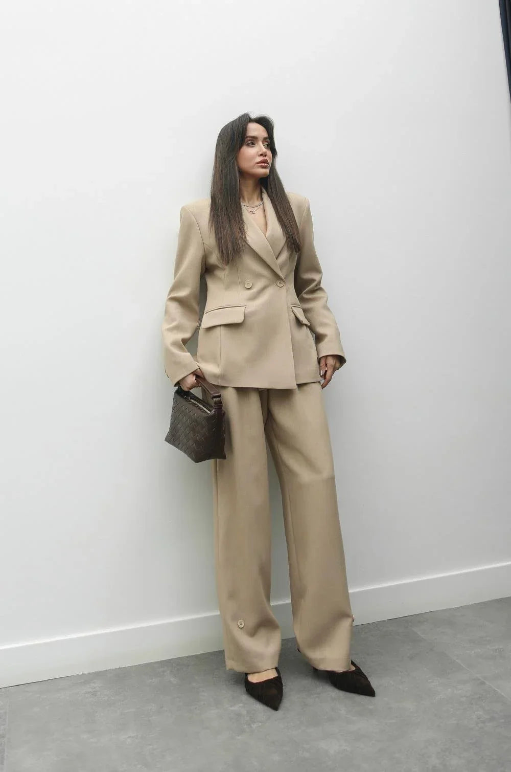 IRGER Set aus Stoff - Beige