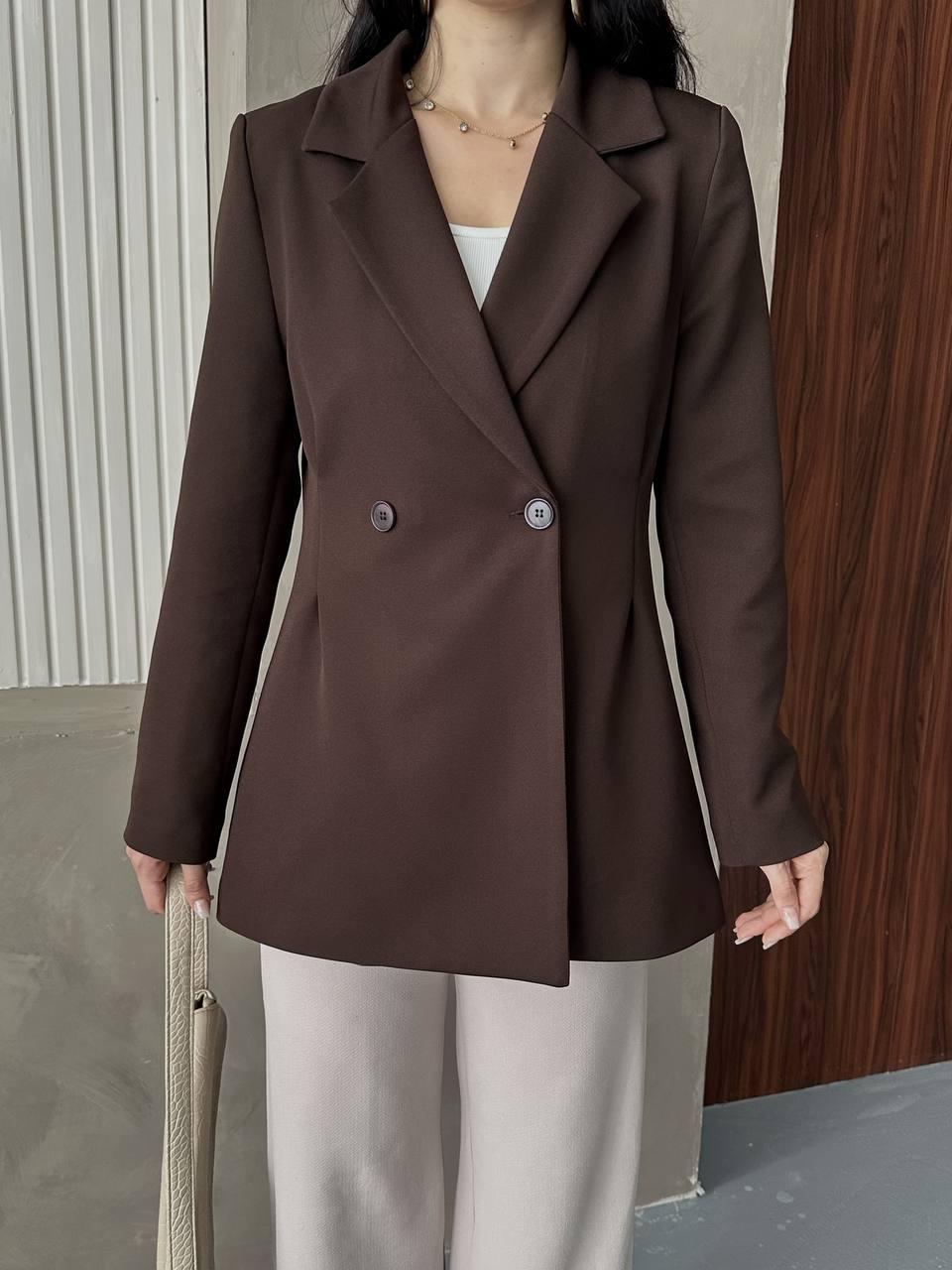 Blazer LONOK aus Synthetik - Schokobraun