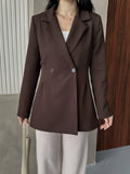 Blazer LONOK aus Synthetik - Schokobraun
