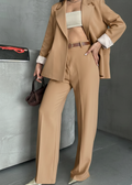 JALVOR Anzug-Set aus Polytwill - Terrakotta