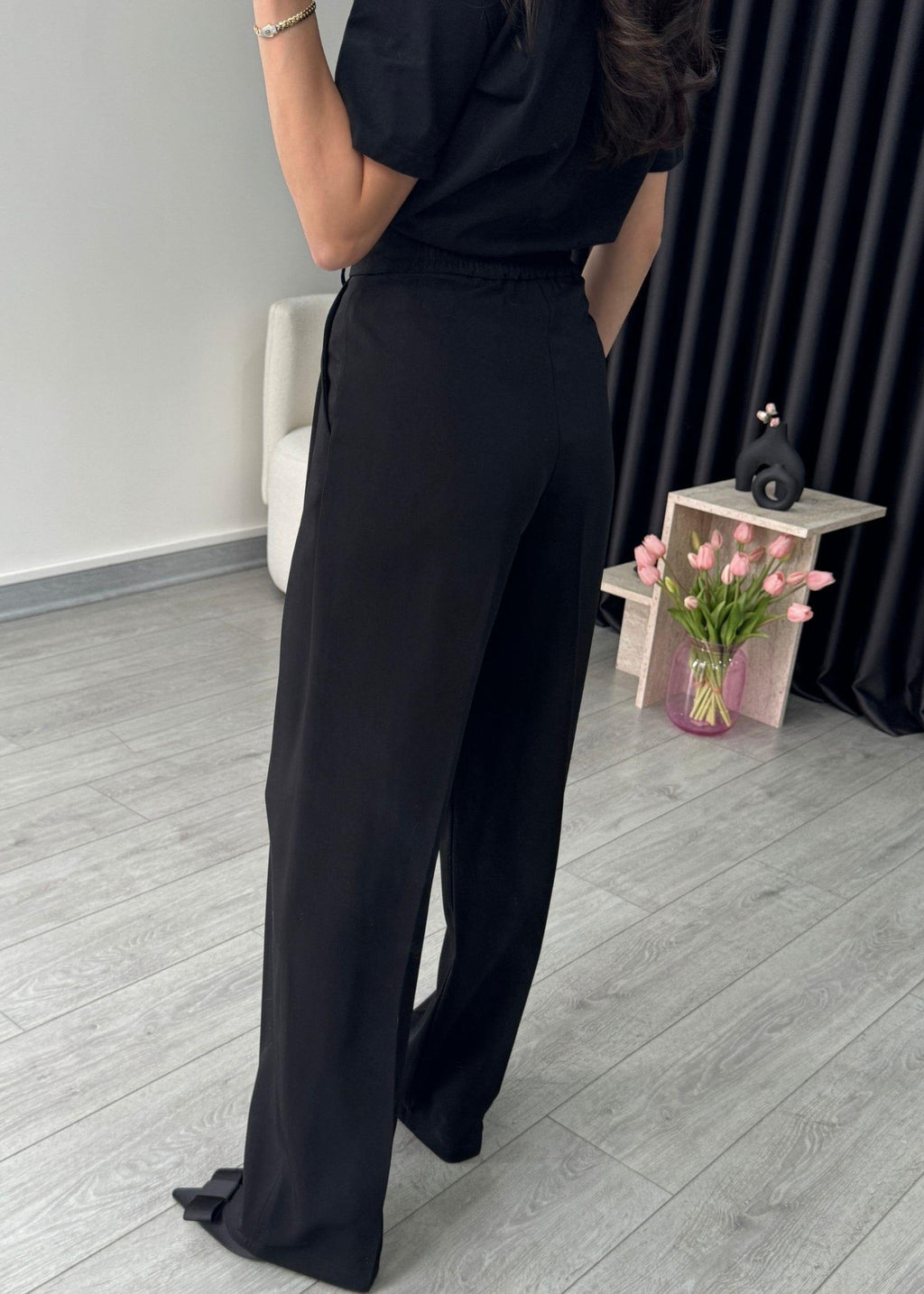 BROALD Hose aus Stoff - Schwarz