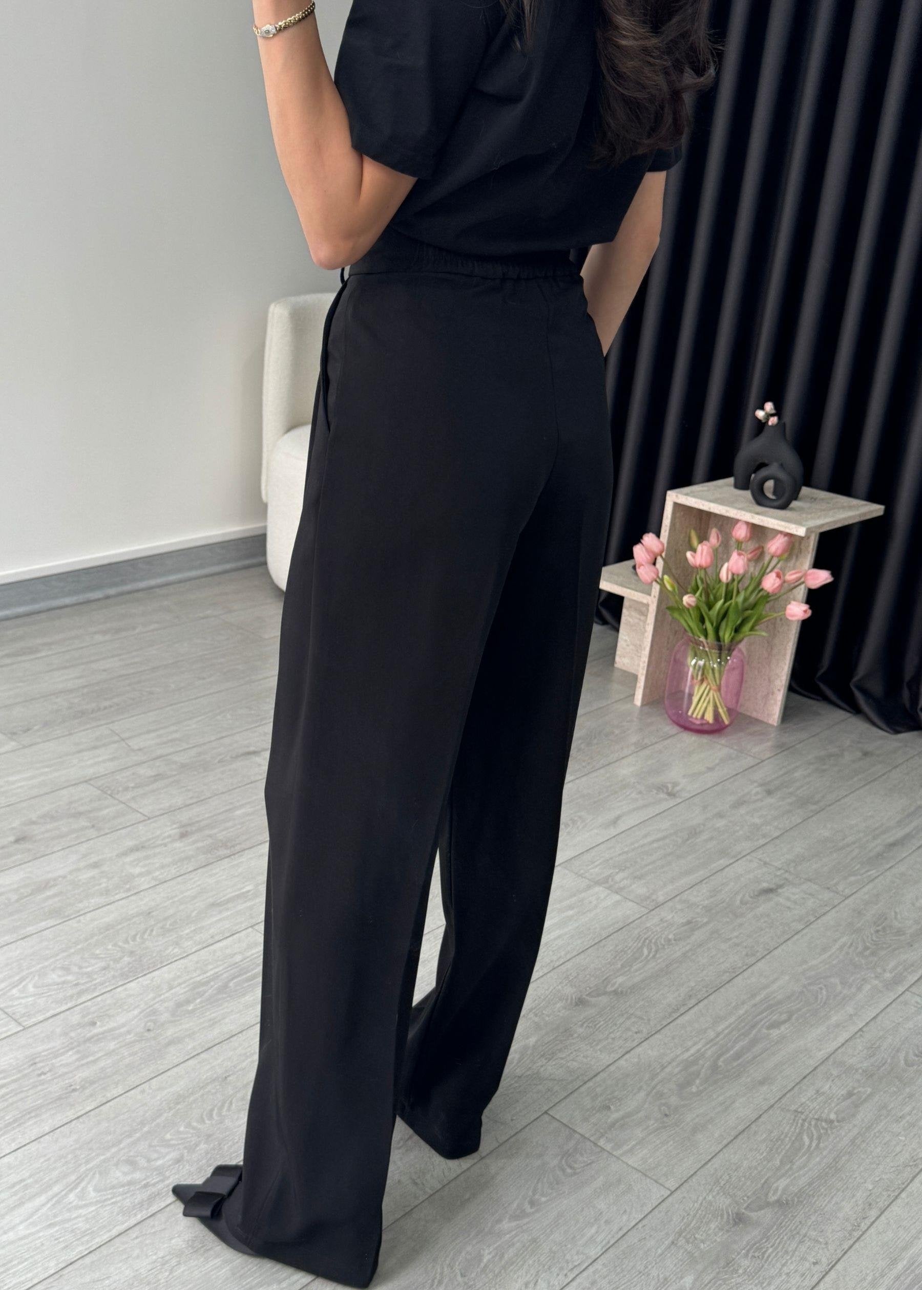 BROALD Hose aus Stoff - Schwarz