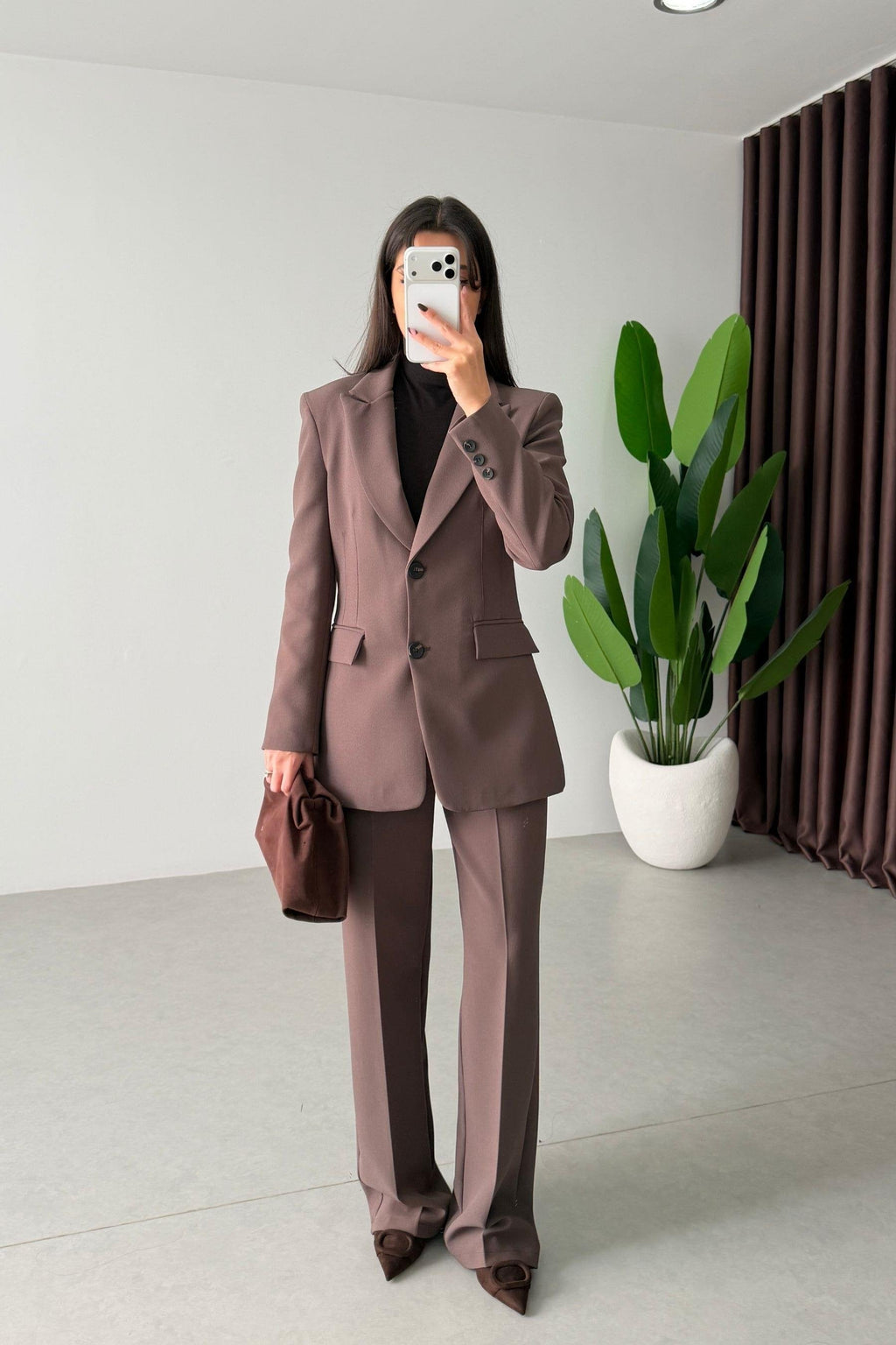 BNGVE Anzug-Set - Braun-Taupe