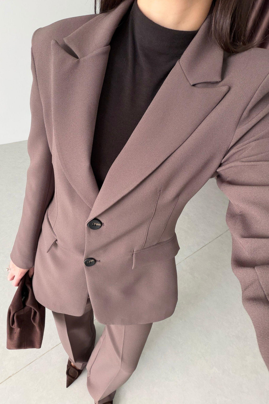 BNGVE Anzug-Set - Braun-Taupe
