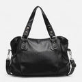 Grand sac à main bandoulière de cours imitation croco Manon