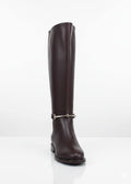 Stiefel QORM aus Kunstleder - Dunkelbraun
