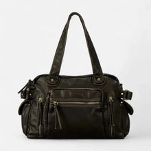 Sac à main de cours vintage multipoches à bandoulière Apolline