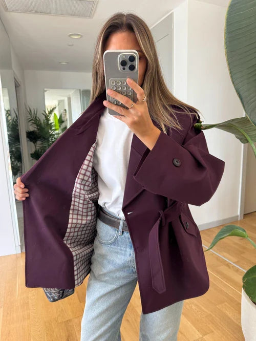 Jacke HALVÖ - Bordeaux