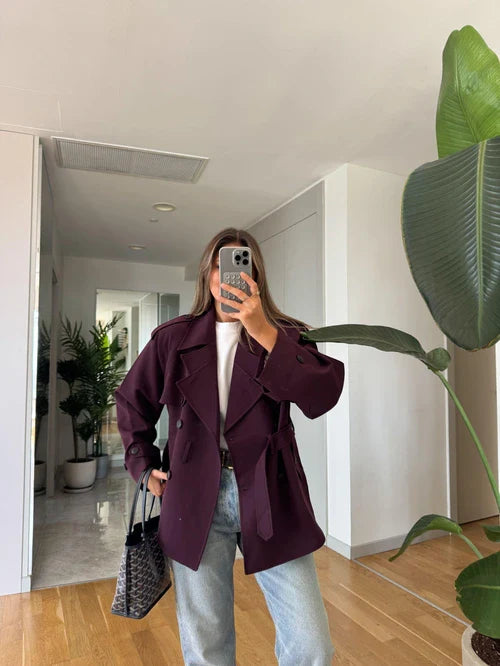 Jacke HALVÖ - Bordeaux