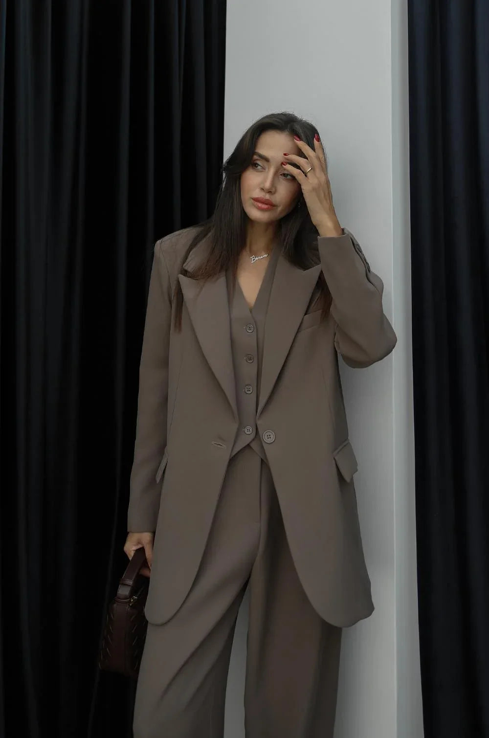 MINUT Anzug-Set - Taupe