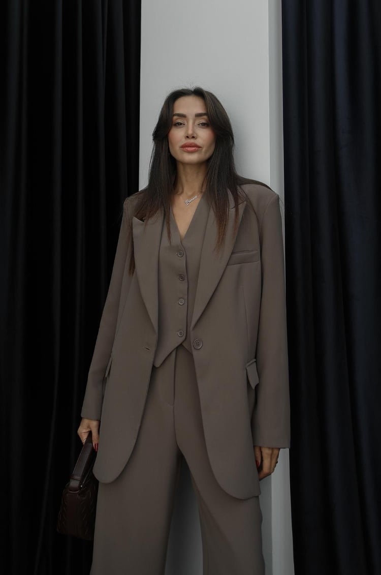 MINUT Anzug-Set - Taupe