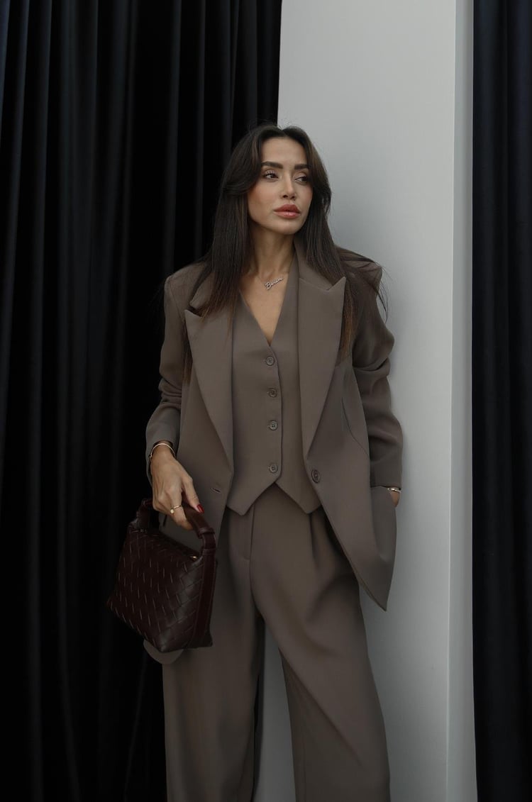 MINUT Anzug-Set - Taupe